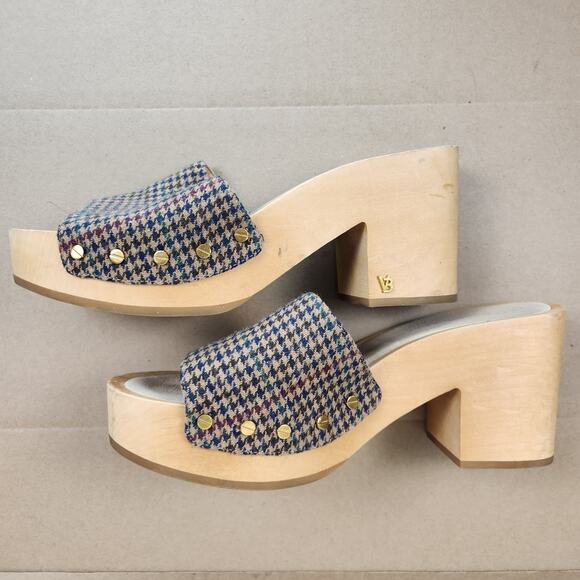 Veronica Beard Hannalee Platform
Sandal Women’s SZ 10M Hazelwood Houndstooth - Picture 7 of 16